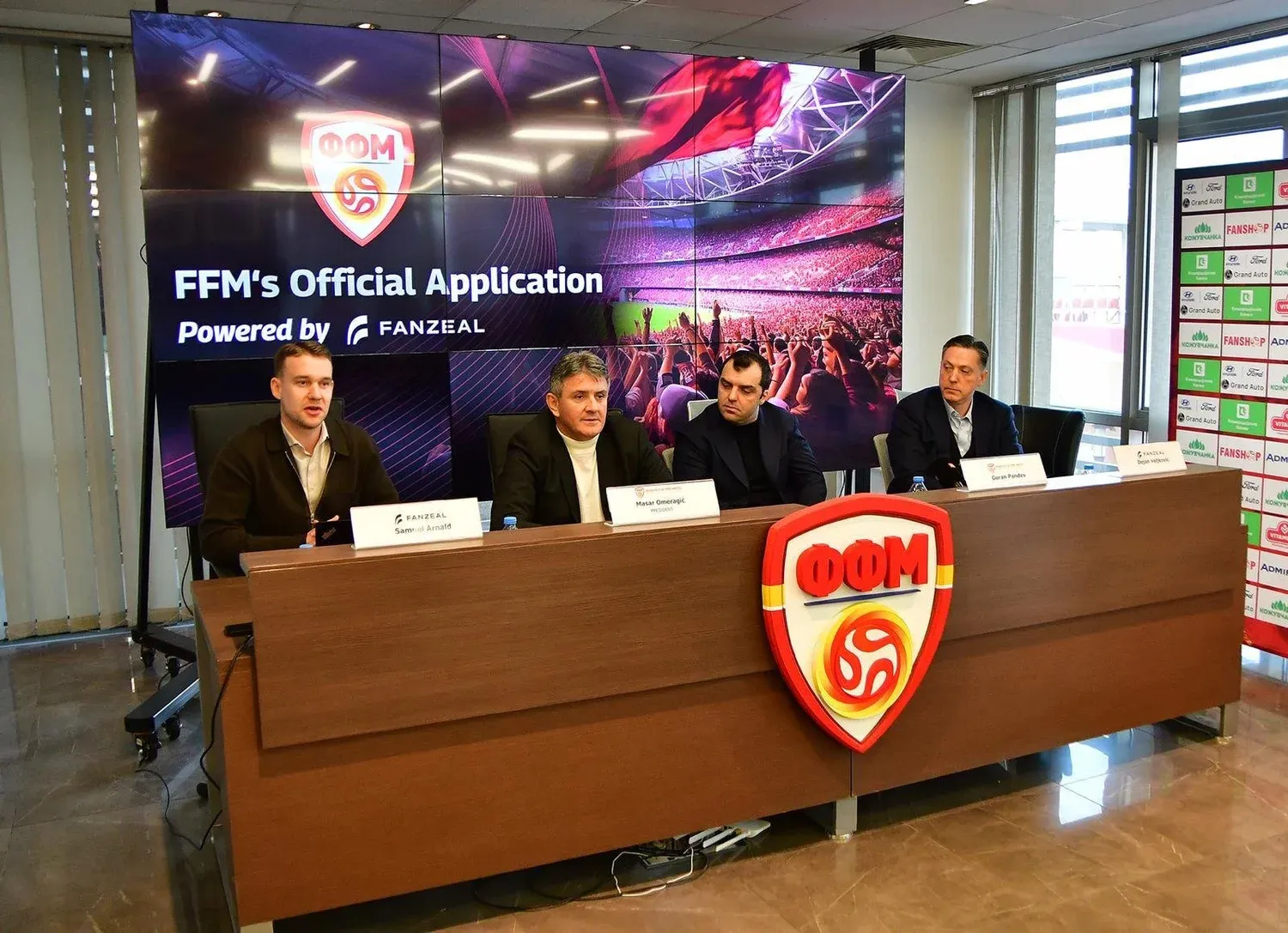 Partnership with Macedonian Football Federation.